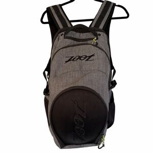 Zoot Sports Ultra Tri Triathlon Gym Travel Bag Back Pack Canvas Gray 45L